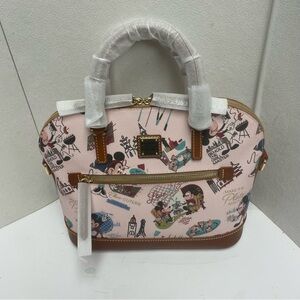 Disney Park Dooney & Bourke Epcot Food & Festival Wine 2022 Satchel Purse - New